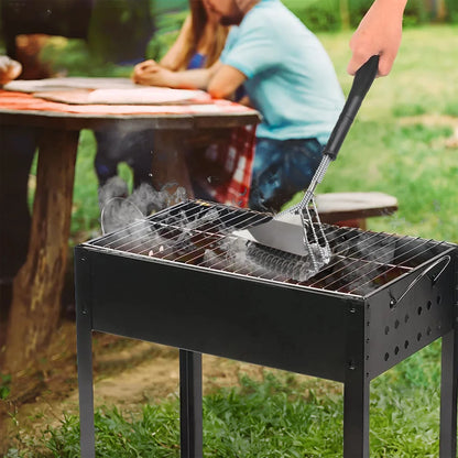 Heavy Duty Kitchen Outdoor BBQ Grill Cleaning Brush