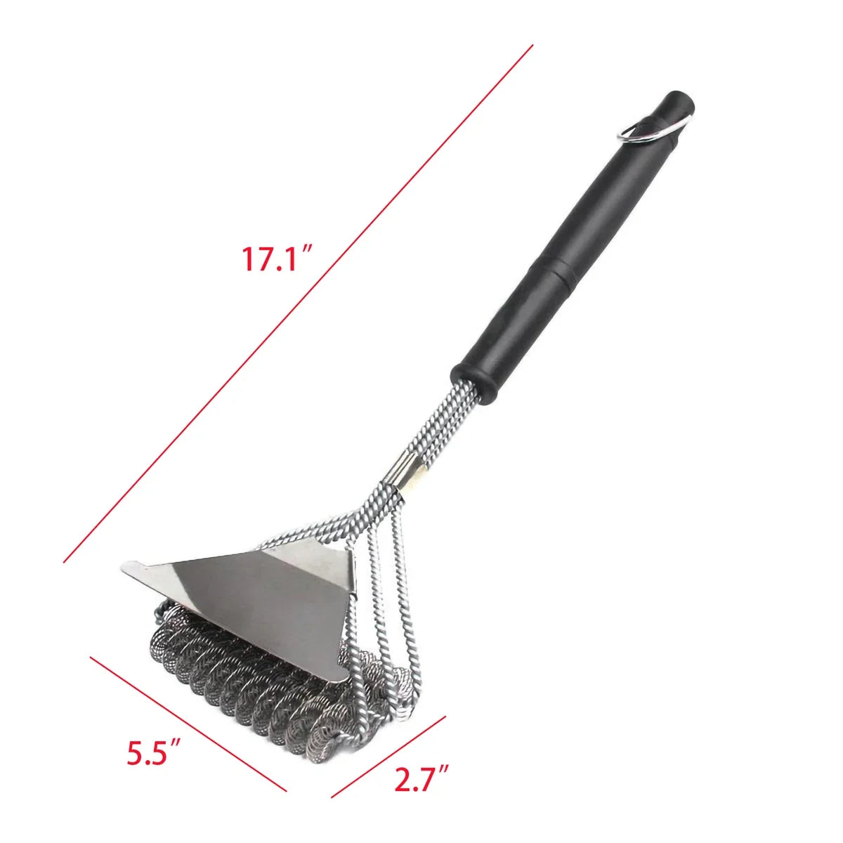 Heavy Duty Kitchen Outdoor BBQ Grill Cleaning Brush