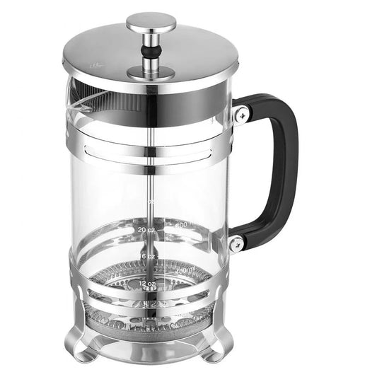 34-Ounce French Press Coffee Maker Tea Borosilicate Glass Brewer