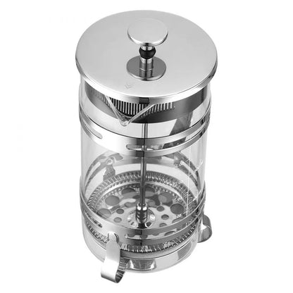 34-Ounce French Press Coffee Maker Tea Borosilicate Glass Brewer