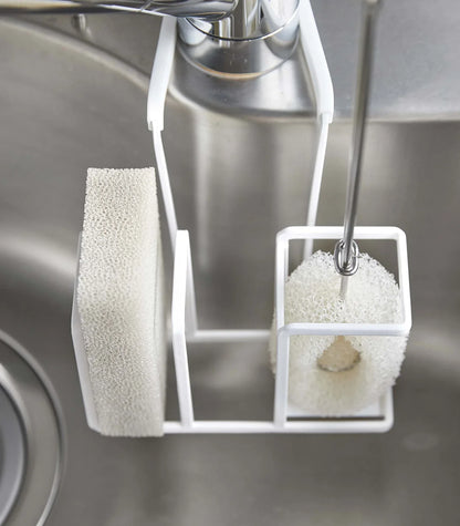 Kitchen Dish Cleaning Sponge Brush Holder