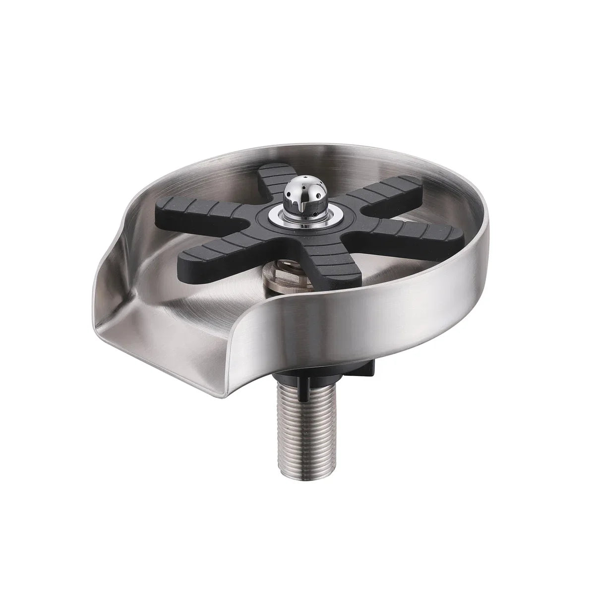 Kitchen Sink Stainless Steel Glass Cleaning Rinser Washer