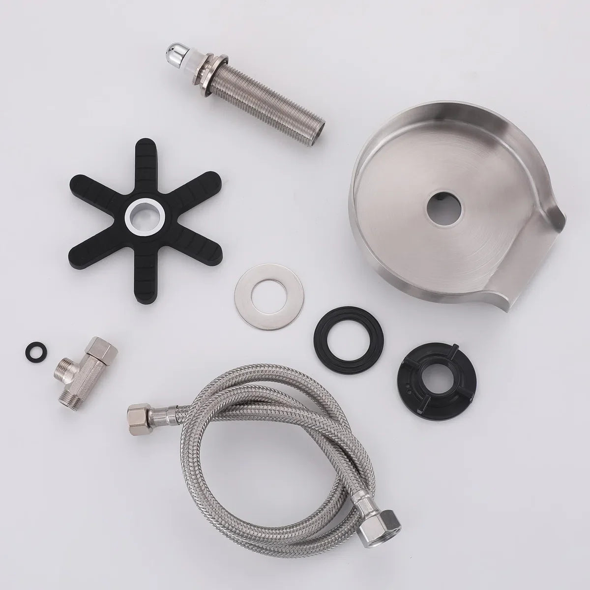 Kitchen Sink Stainless Steel Glass Cleaning Rinser Washer