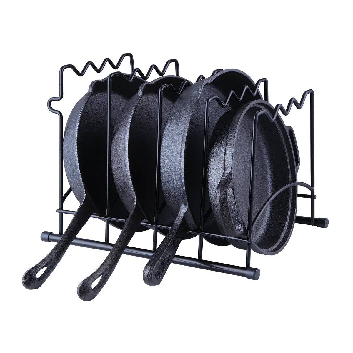 Kitchen Pot Pan Divider Organizer Metal Rack Holder