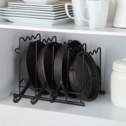 Kitchen Pot Pan Divider Organizer Metal Rack Holder