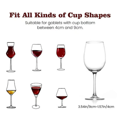Wall Mounted Under Cabinet Wine Glass Rack